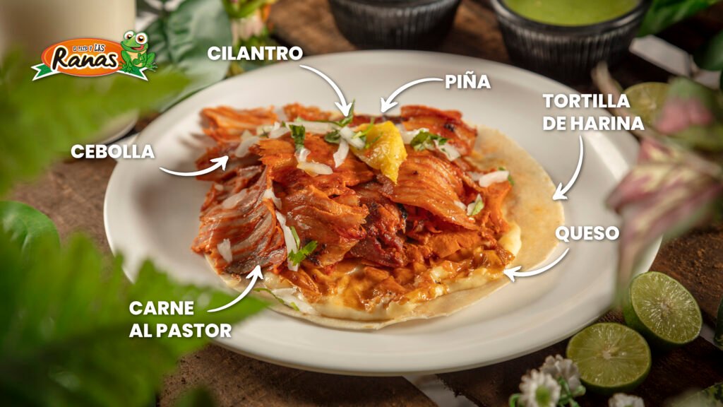 TACOS AL PASTOR PUEBLA EL PATIO Y LAS RANAS