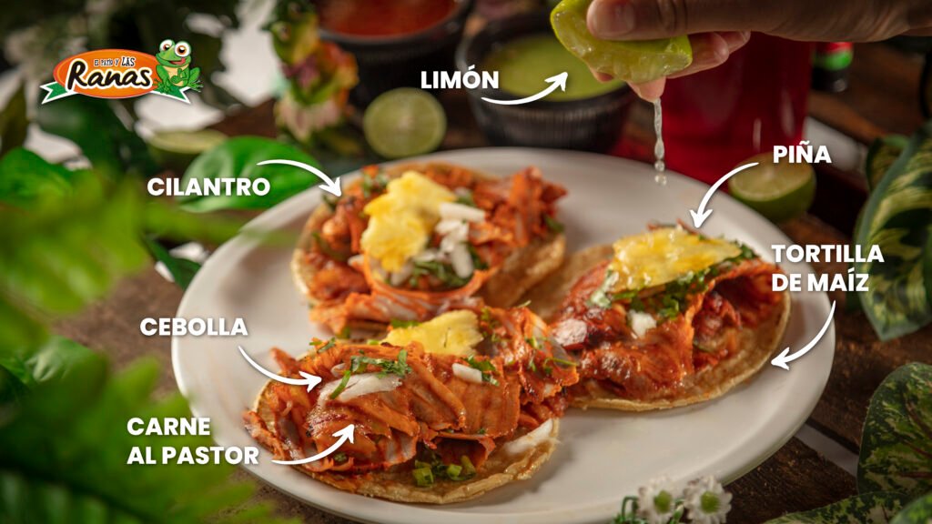 TACOS AL PASTOR PUEBLA EL PATIO Y LAS RANAS