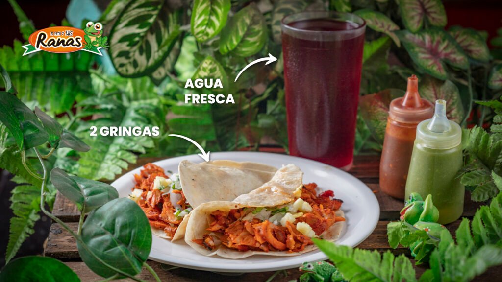 TACOS AL PASTOR PUEBLA EL PATIO Y LAS RANAS