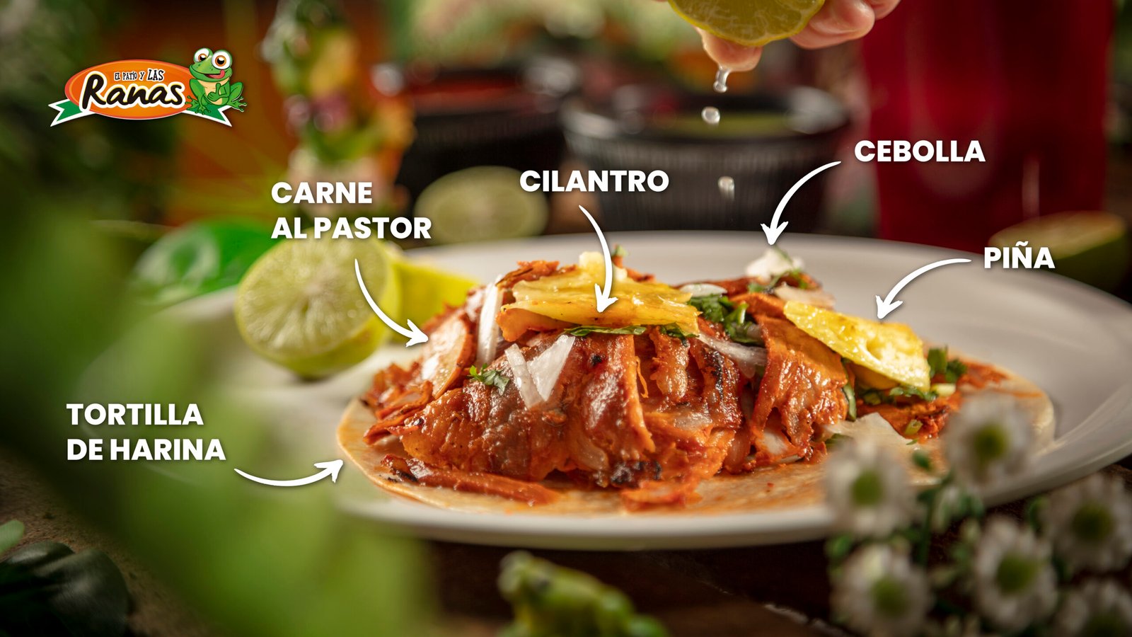 TACOS AL PASTOR PUEBLA EL PATIO Y LAS RANAS