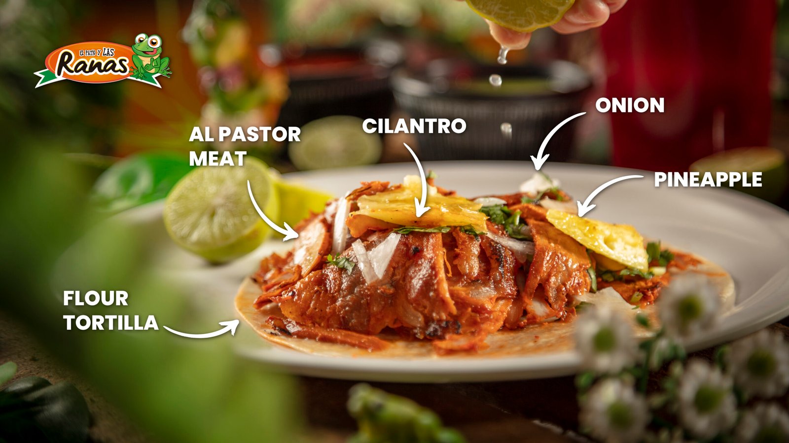 TACOS AL PASTOR PUEBLA EL PATIO Y LAS RANAS