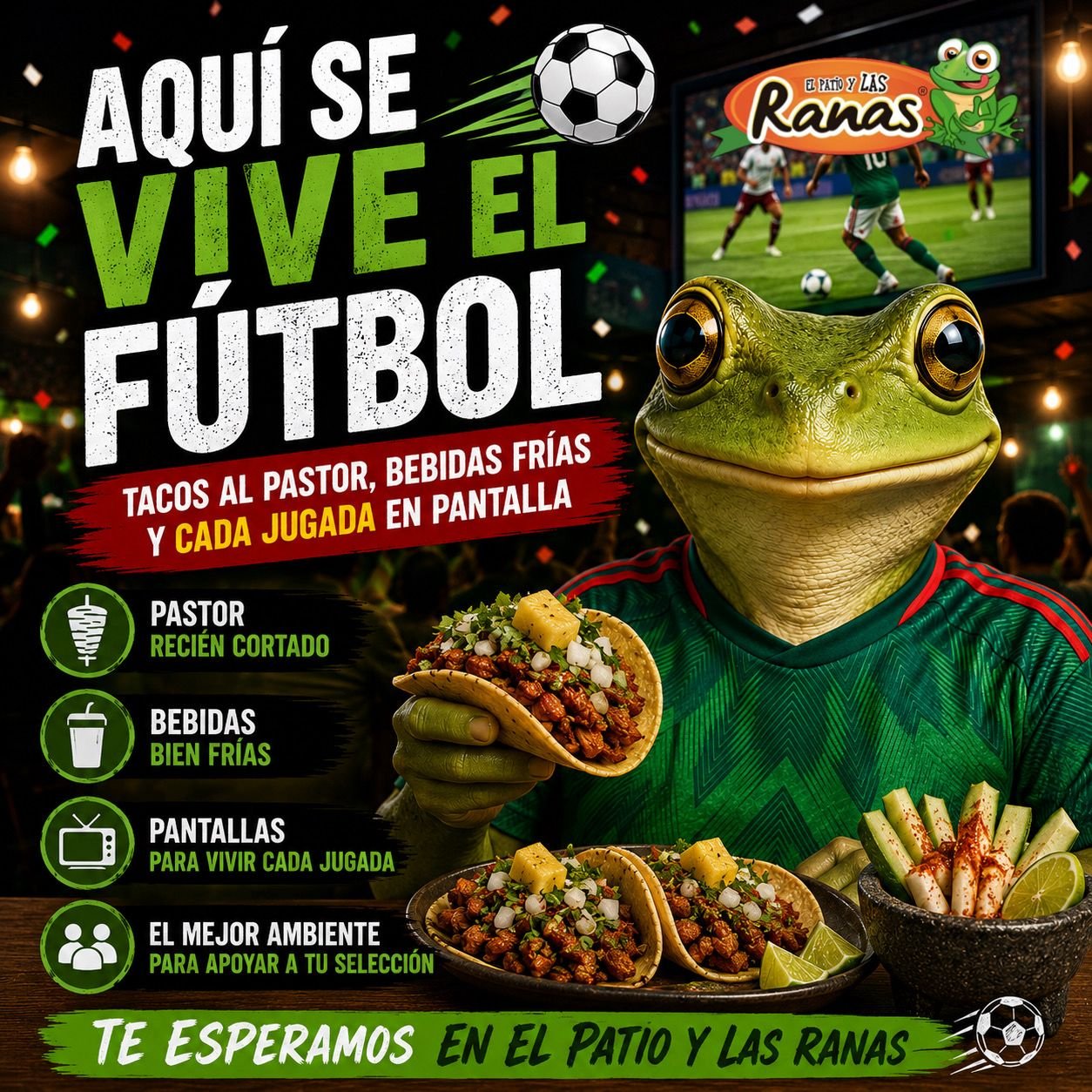 TACOS AL PASTOR PUEBLA EL PATIO Y LAS RANAS